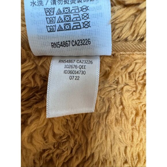 Victoria's Secret PINK Teddy Full Zip Jacket Stucco Brown Medium - Picture 10 of 12